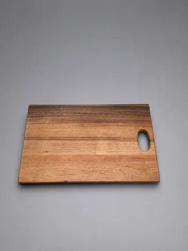 Qattiq akatsiya yog'ochidan yasalgan taxta, o'lchami 34sm x 22sm, model X-KU17M
