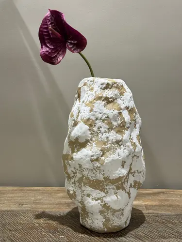 Керамическая ваза ручной работы в форме камня X-VASE-Y10
