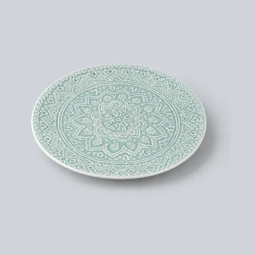 Etnik naqshli keramik tarelka (27sm) X-MPL42B