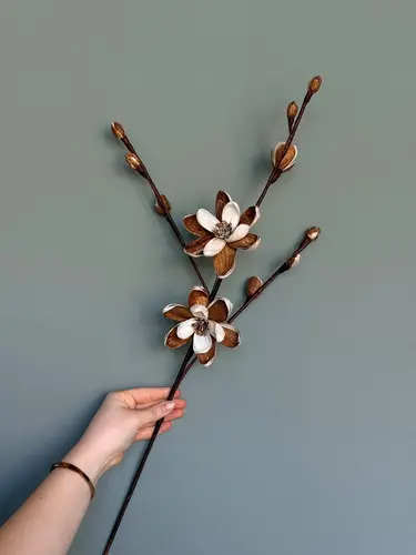 Handmade Craft Flower 'Large Snow Lotus'