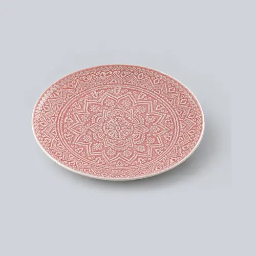Keramik likopcha, etnik naqshli (27 sm) X-MPL42B