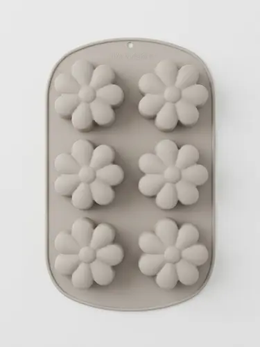 Thick silicone baking mold, large daisy shape, Model KS79