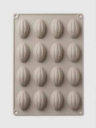 Thick silicone baking mold in small nut shape, Model KS95