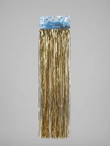 Oltin-kumush rang yangi yil yomg'irchasi, 25 × 50 sm
