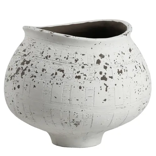 Ваза Florenco, с черными брызгами, ручной работы X-VASE27XL