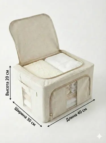 24 l tekstil organayzer (oynali, ikki tomonlama kirishli) X-CC02